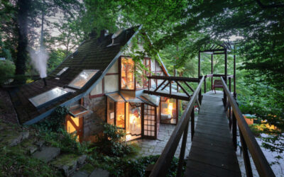 Anna Bach reúne 99 postales de los Smithson en torno a la casa Hexenhaus