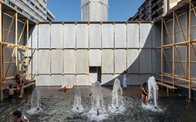 Round About Baths: convertir una rotonda sin uso en un refugio climático es una buena idea